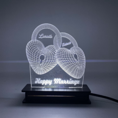 customized acrylic engraved lamp 01