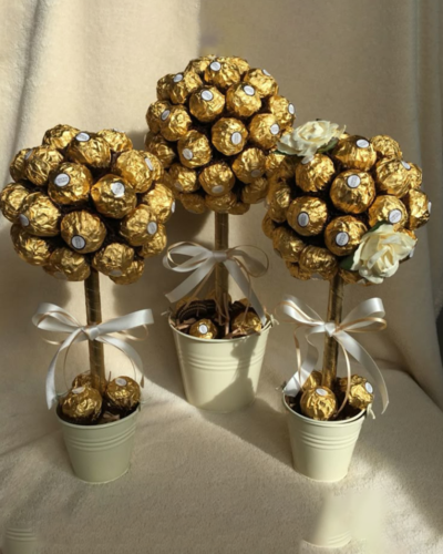 ferrero rocher chocolate topiary