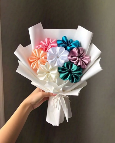 scrunchie bouquet