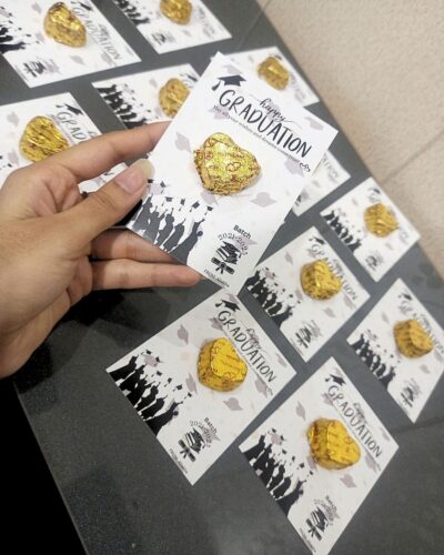 graduation chocolate cards